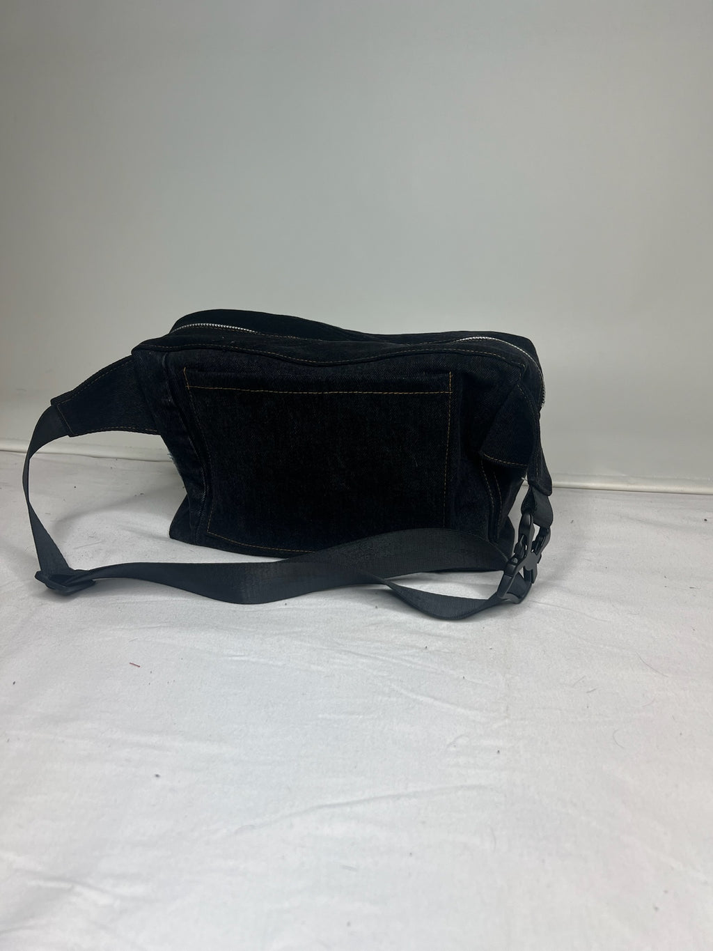 Upcycled-Denim Cargo Bag