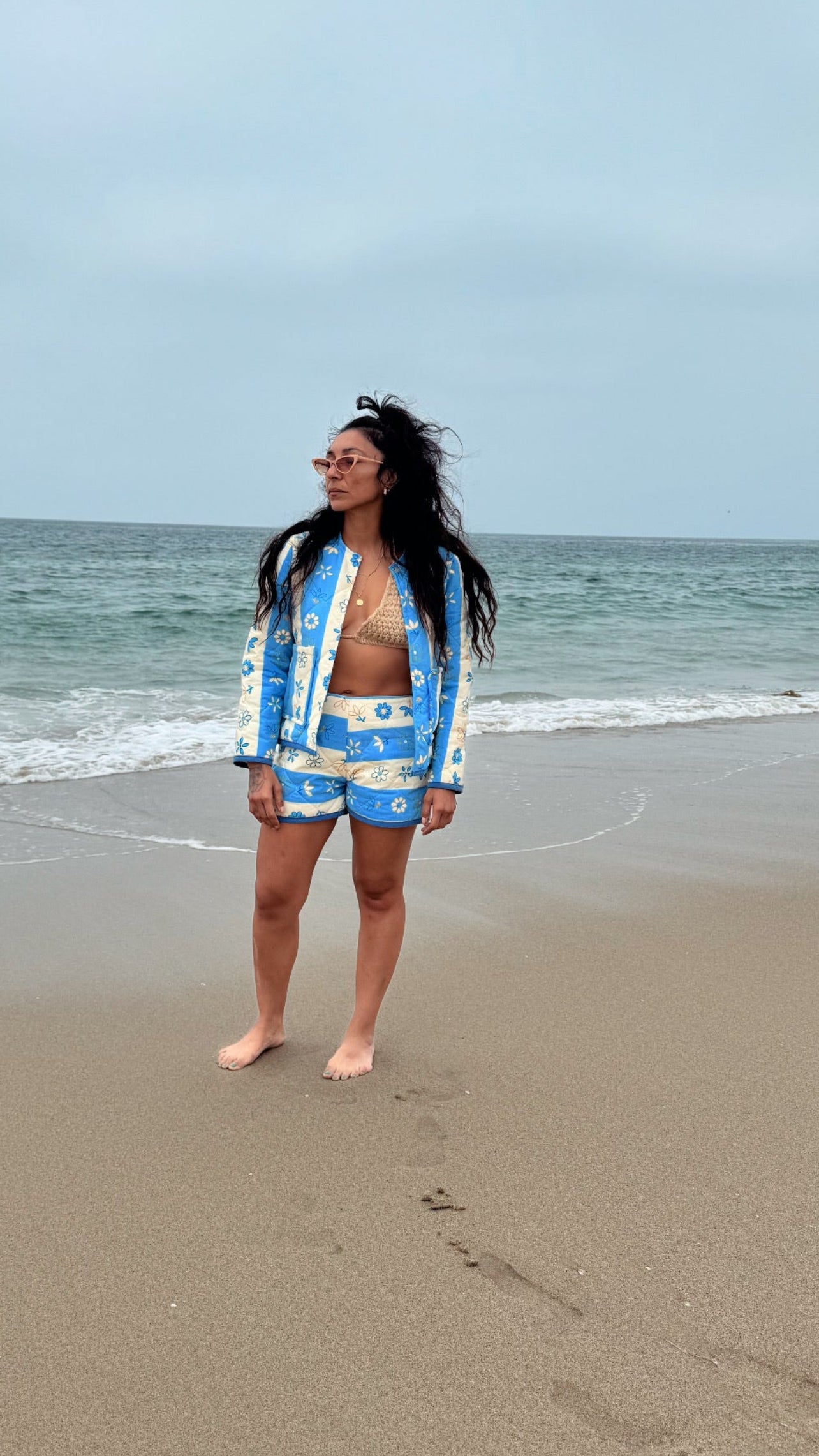 Quilted Blanket Shorts