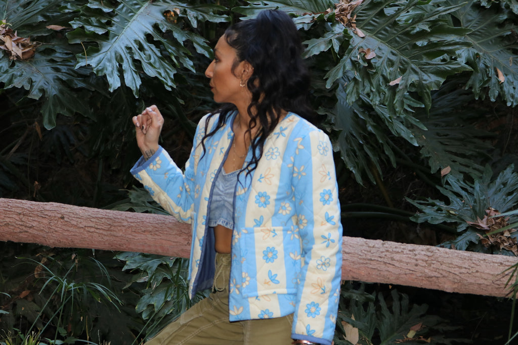 Quilted Blanket Jacket