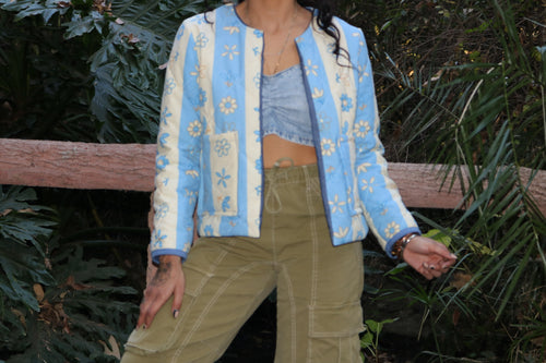 Quilted Blanket Jacket