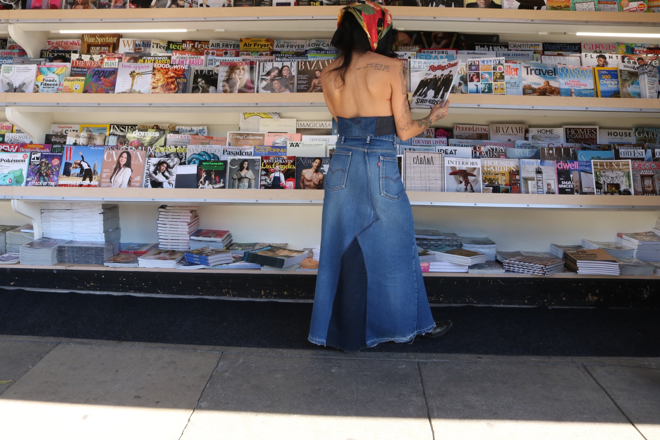 Custom Jean Skirt
